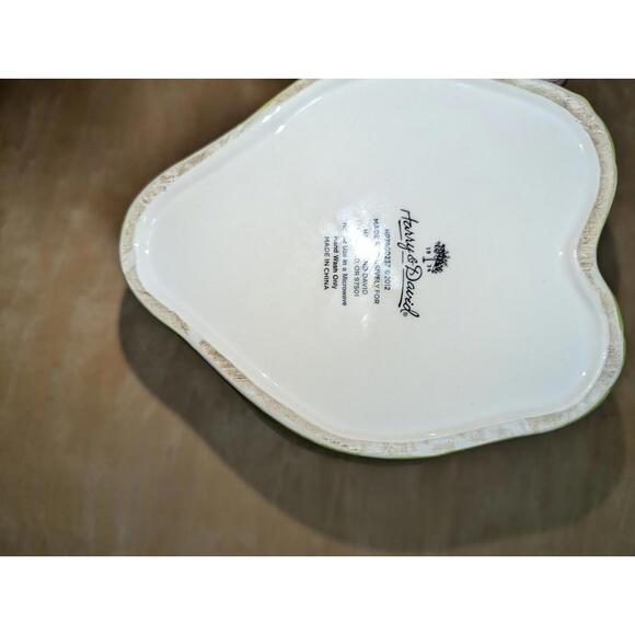 Harry & David Collectors Christmas Cookie Jar Green Owl 9.5" 2012 - Picture 6 of 7